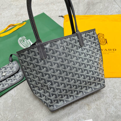 GOYARD 雙面 mini tote bag 灰色