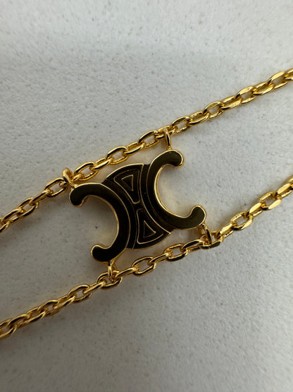 CELINE 雙層凱旋門手鏈