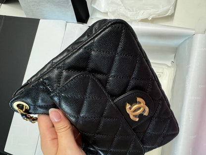 CHANEL 23B Hobo 天貓精靈 荔枝牛皮