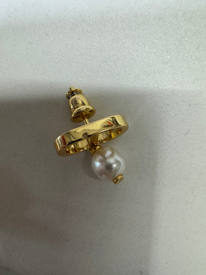 DIOR CD珍珠耳環