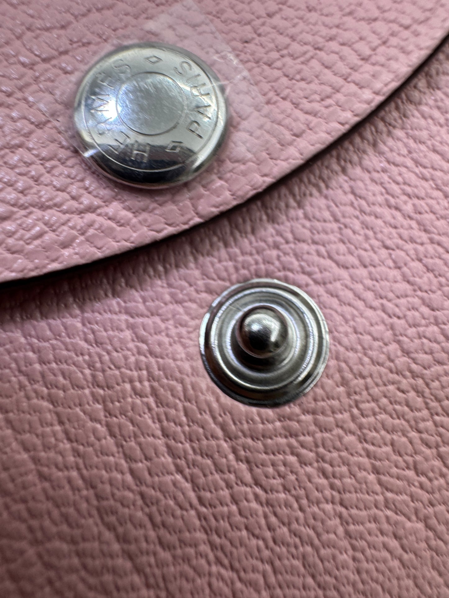 HERMES Calvi Duo 櫻花粉山羊皮 Rose Sakura