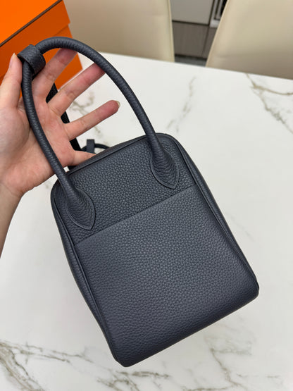 HERMES Lindy 30 石墨灰銀扣 TC 88 Graphite PHW