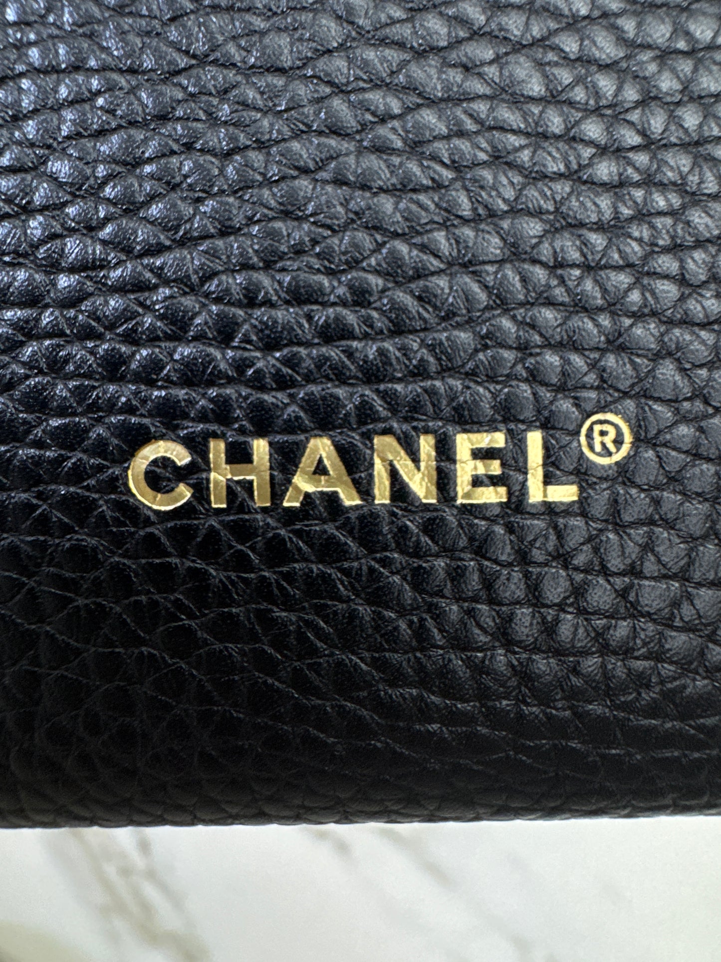 CHANEL 26A 荔枝紋LP盒子包 中號23cm