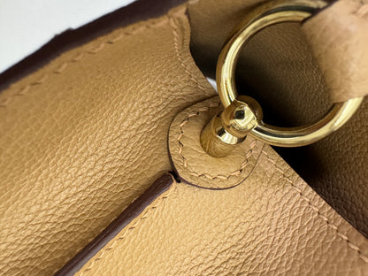 HERMES Roulis 19 奶茶色淺金扣 Chai Evercolor PBHW