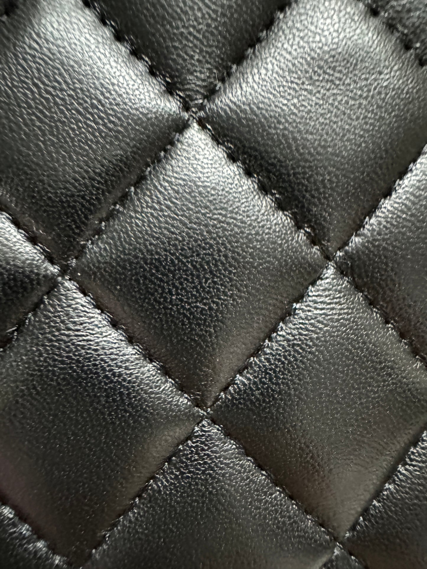 CHANEL CF20 羊皮 黑色淡金扣