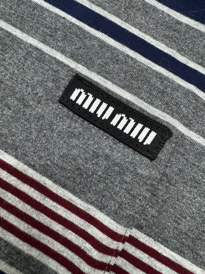 MIU MIU 長袖條紋T恤