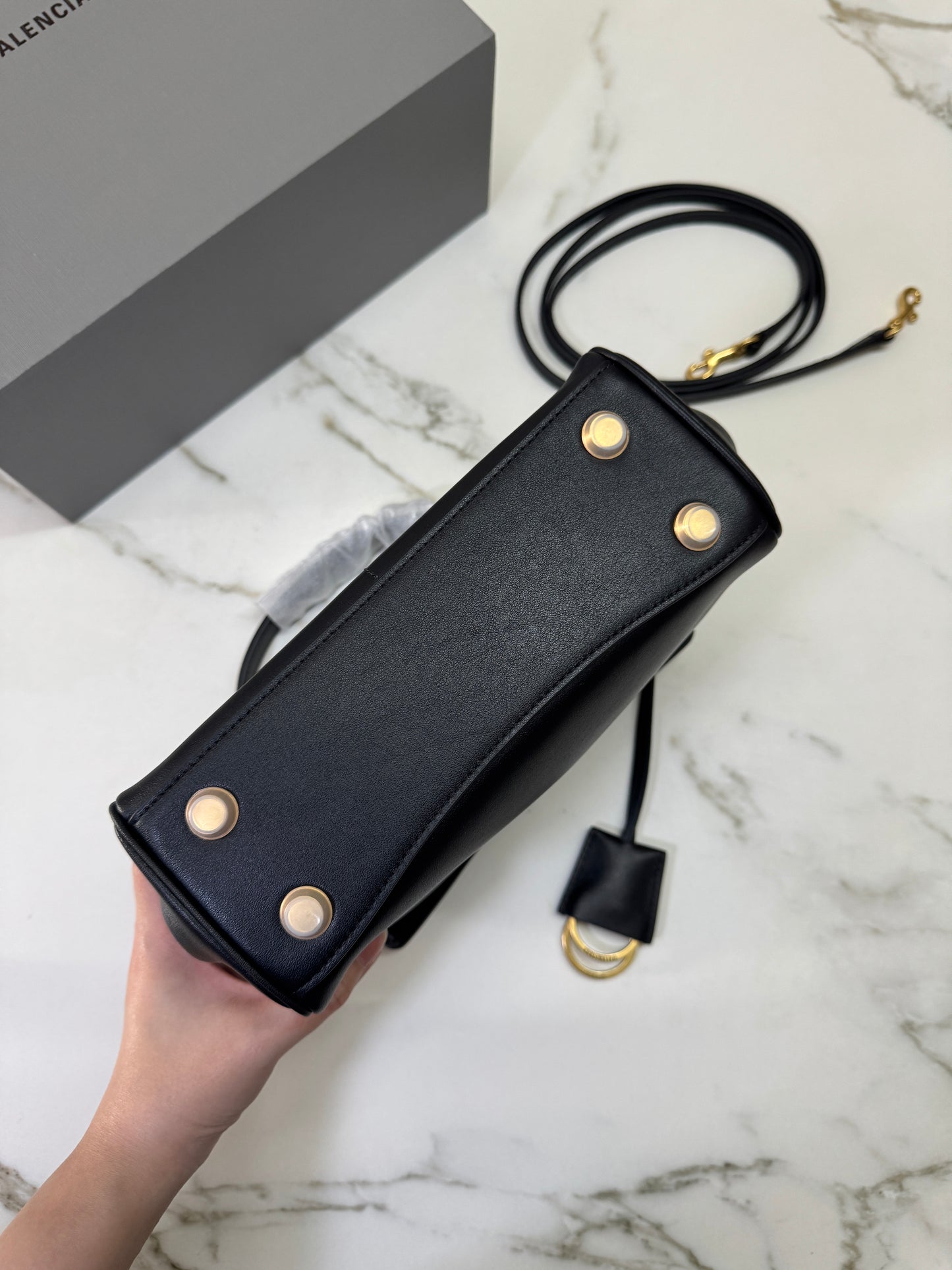 BALENCIAGA Mini Rodeo 黑金