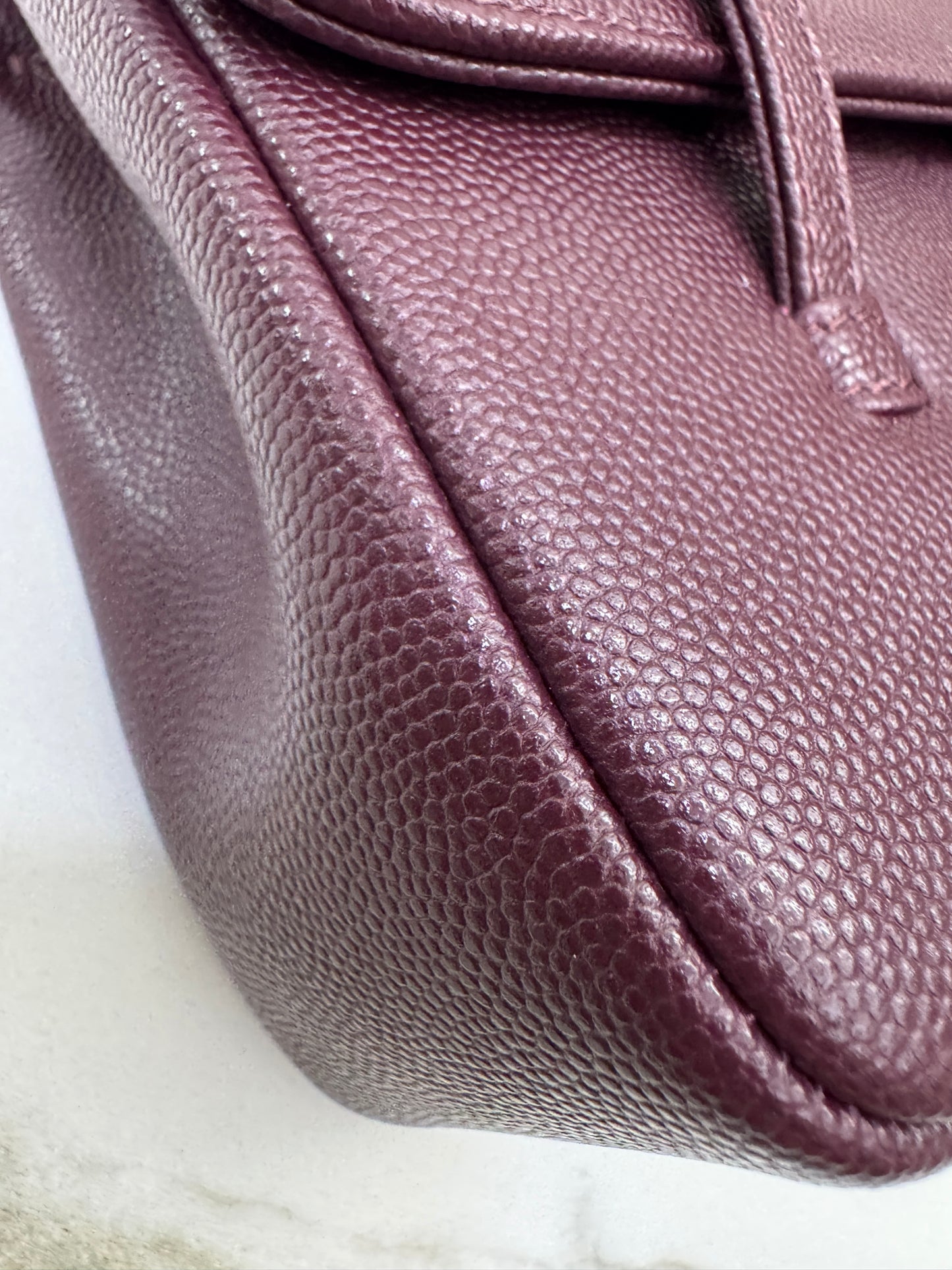 CHANEL Preppy Coco Small 酒紅色