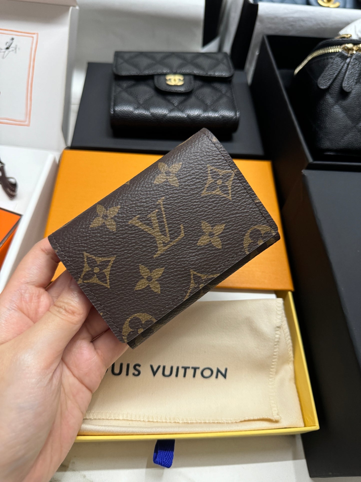 LV M63801 Cardholder Enveloppe Carte De Visite