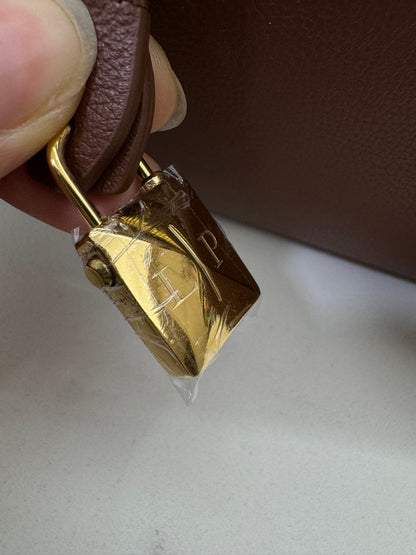 LORO PIANA Extra Bag 23 焦糖棕色