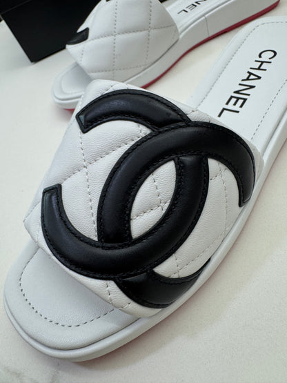 CHANEL 中古康鵬拖鞋