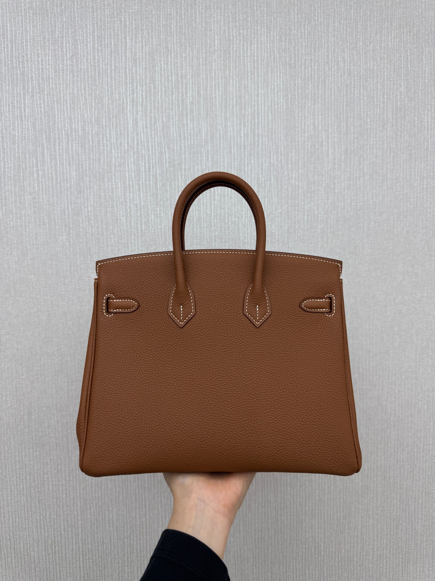 HERMES Birkin 25 金棕色金扣 Togo Gold GHW