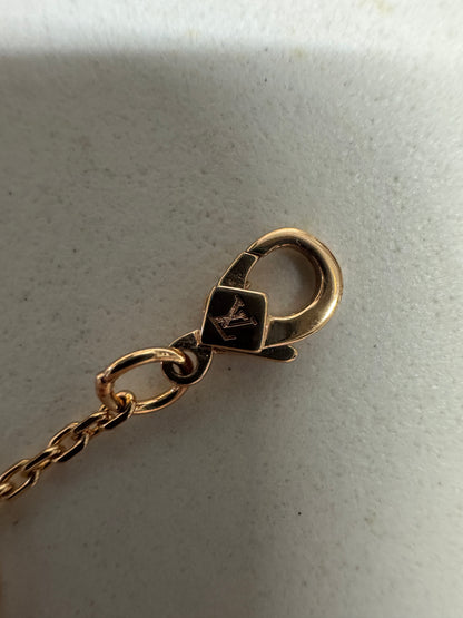 LV Flower Blossom 玫瑰金白貝母 手鏈