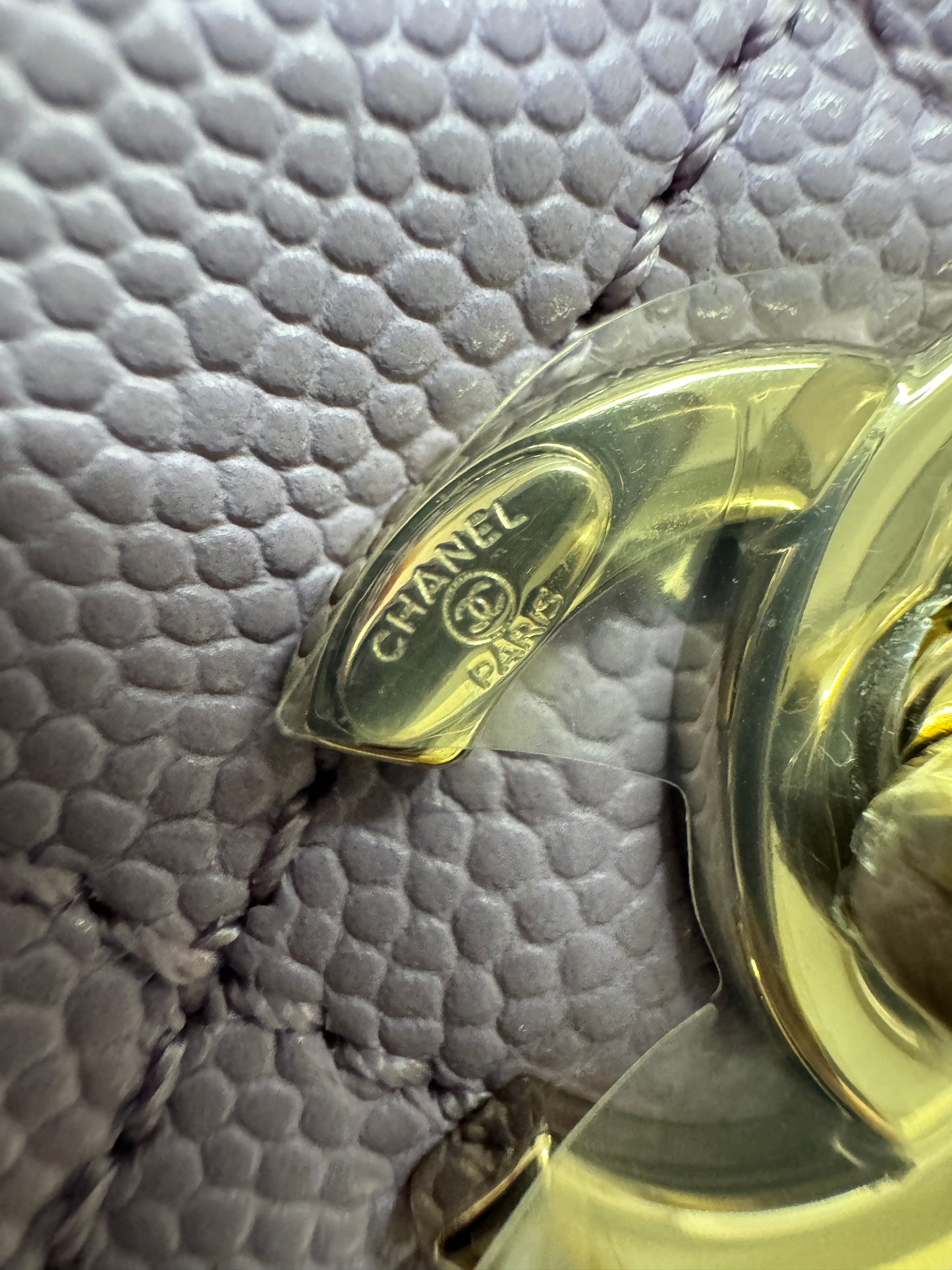 CHANEL Coco Handle 24P紫色 Small