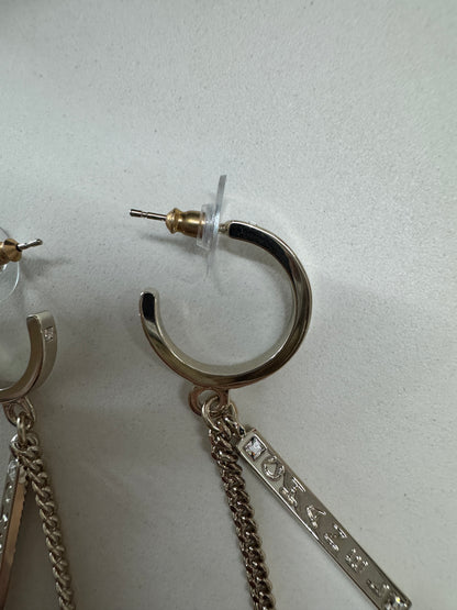 CHANEL 21P 淺金色流蘇耳環