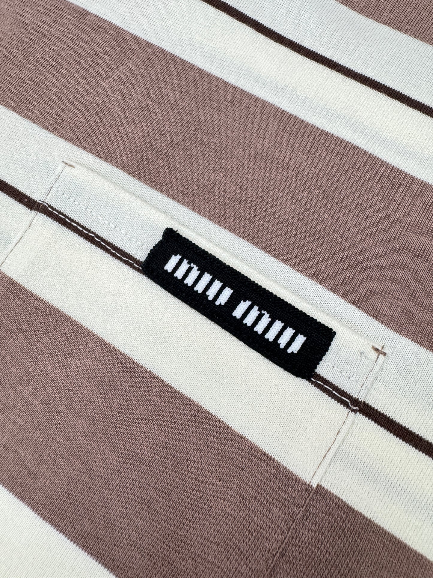 MIU MIU 針織條紋T恤