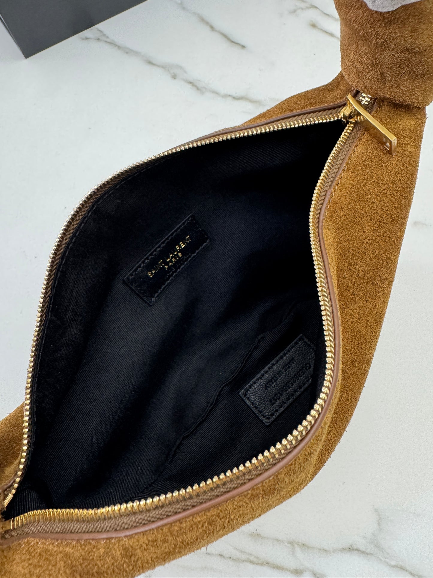 YSL Mini Amalia Shoulder Bag 焦糖麂皮