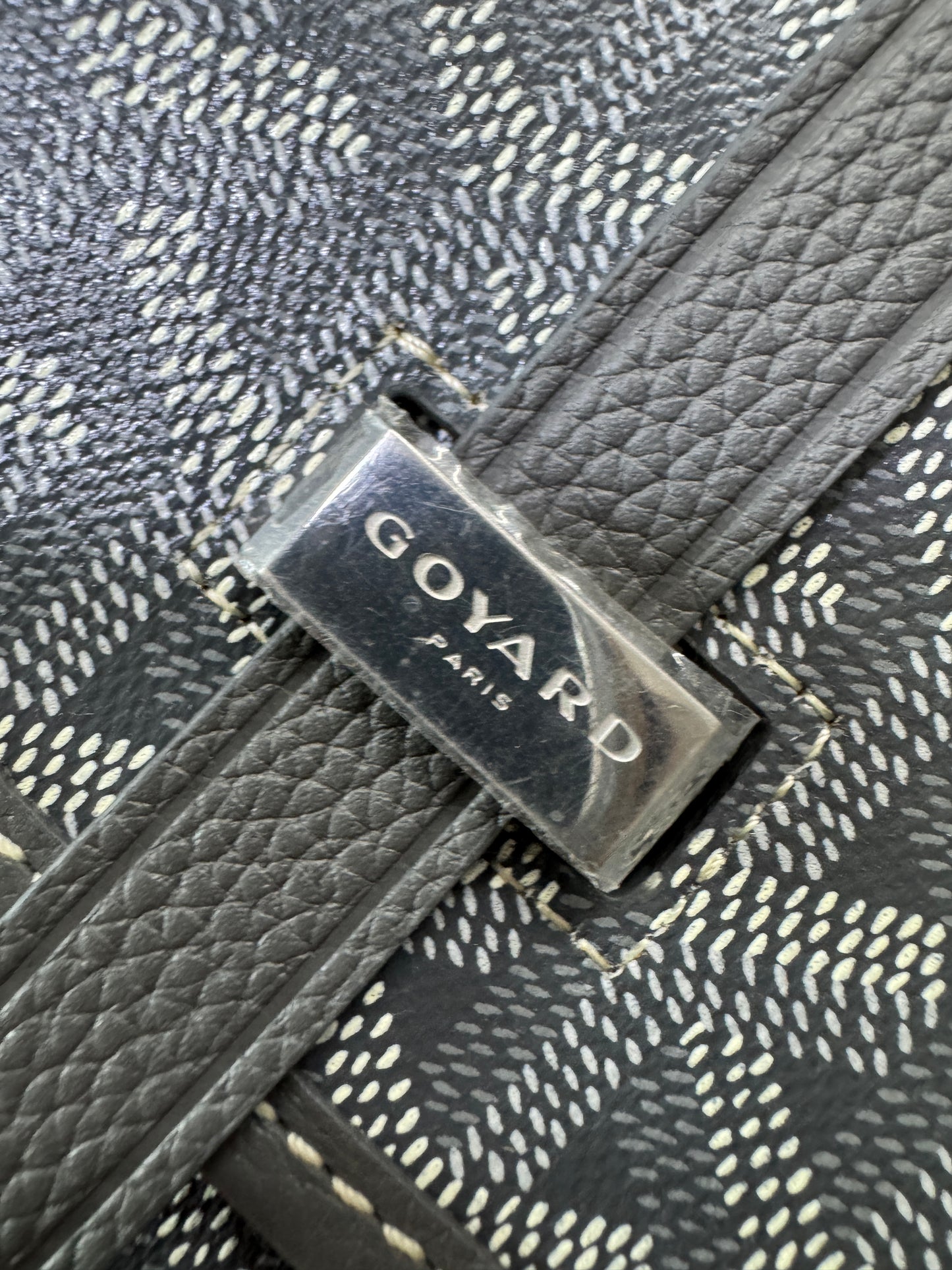 GOYARD Belvedere 郵差包 灰色 PM