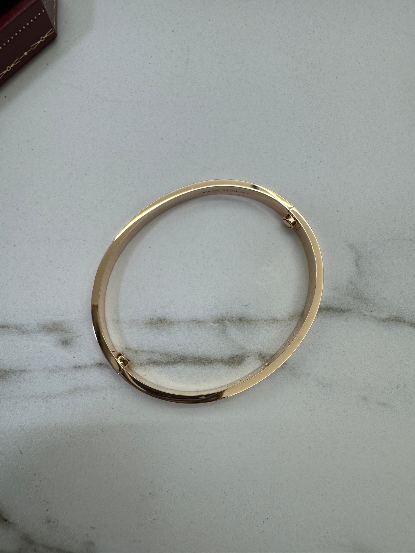 CARTIER Love Bracelets Classic Size Rose Gold