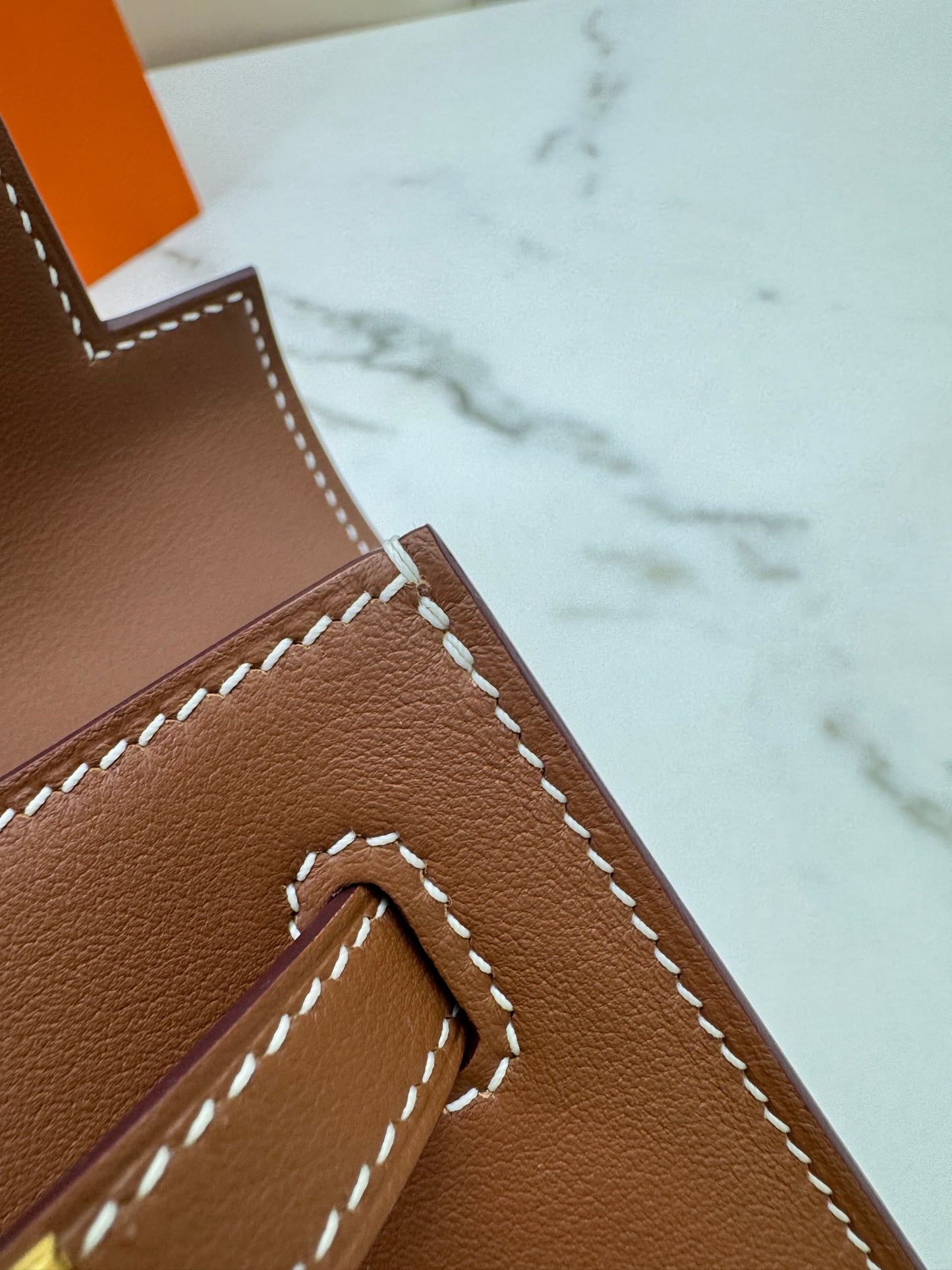 HERMES Kelly Danse 金棕色金扣 Swift Gold GHW
