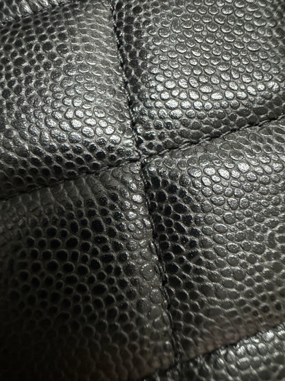 CHANEL 直版 黑色 淡金扣 Card Holder