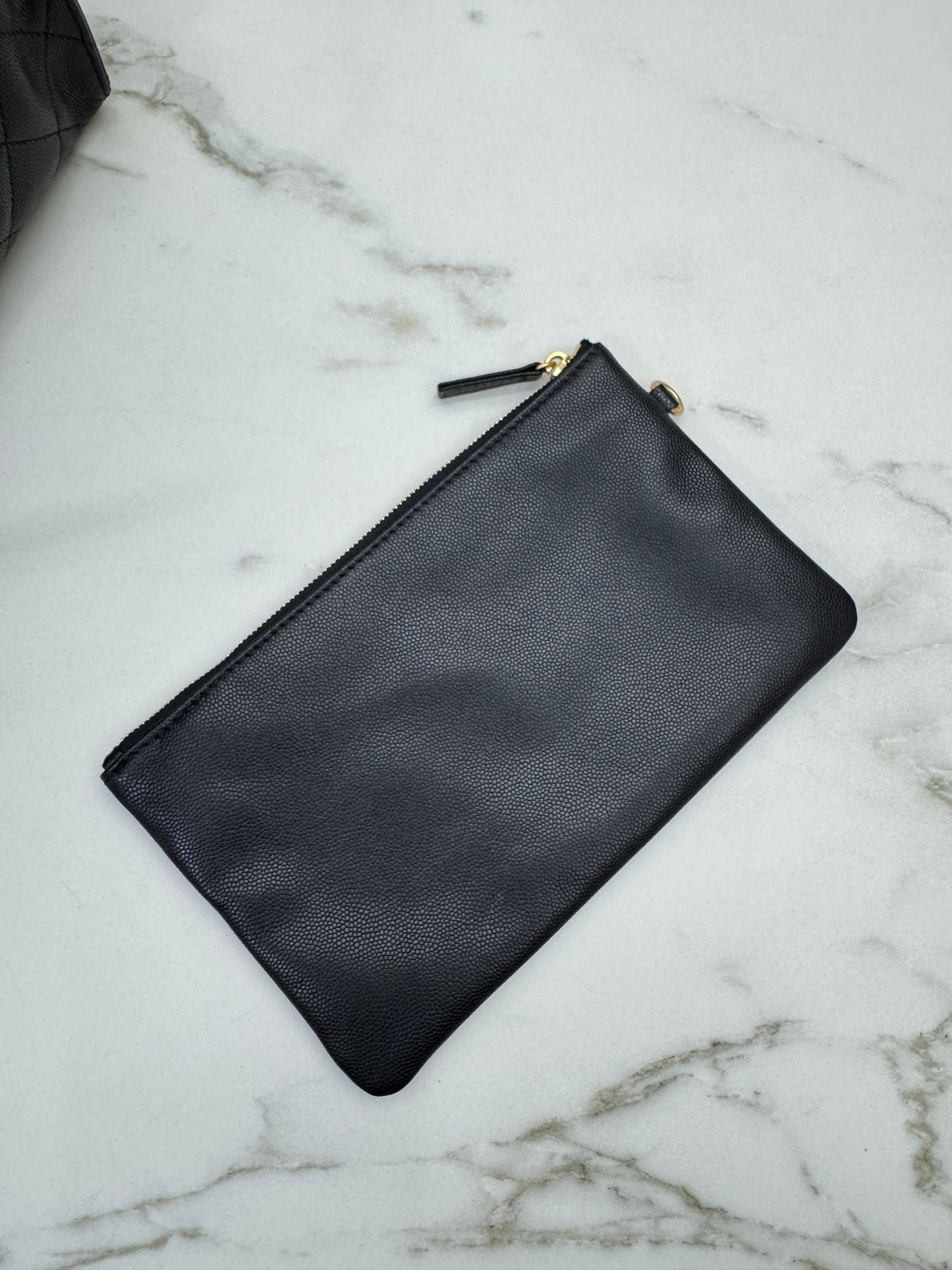 CHANEL 25Bag Medium 黑色荔枝皮