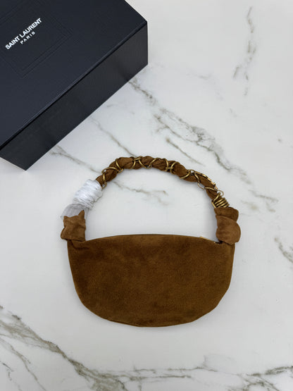 YSL Mini Amalia Shoulder Bag 焦糖麂皮