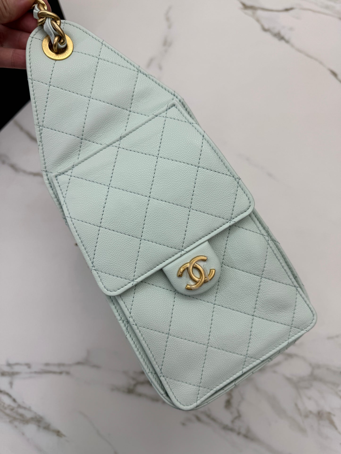 CHANEL 25 Bag Small 薄荷綠