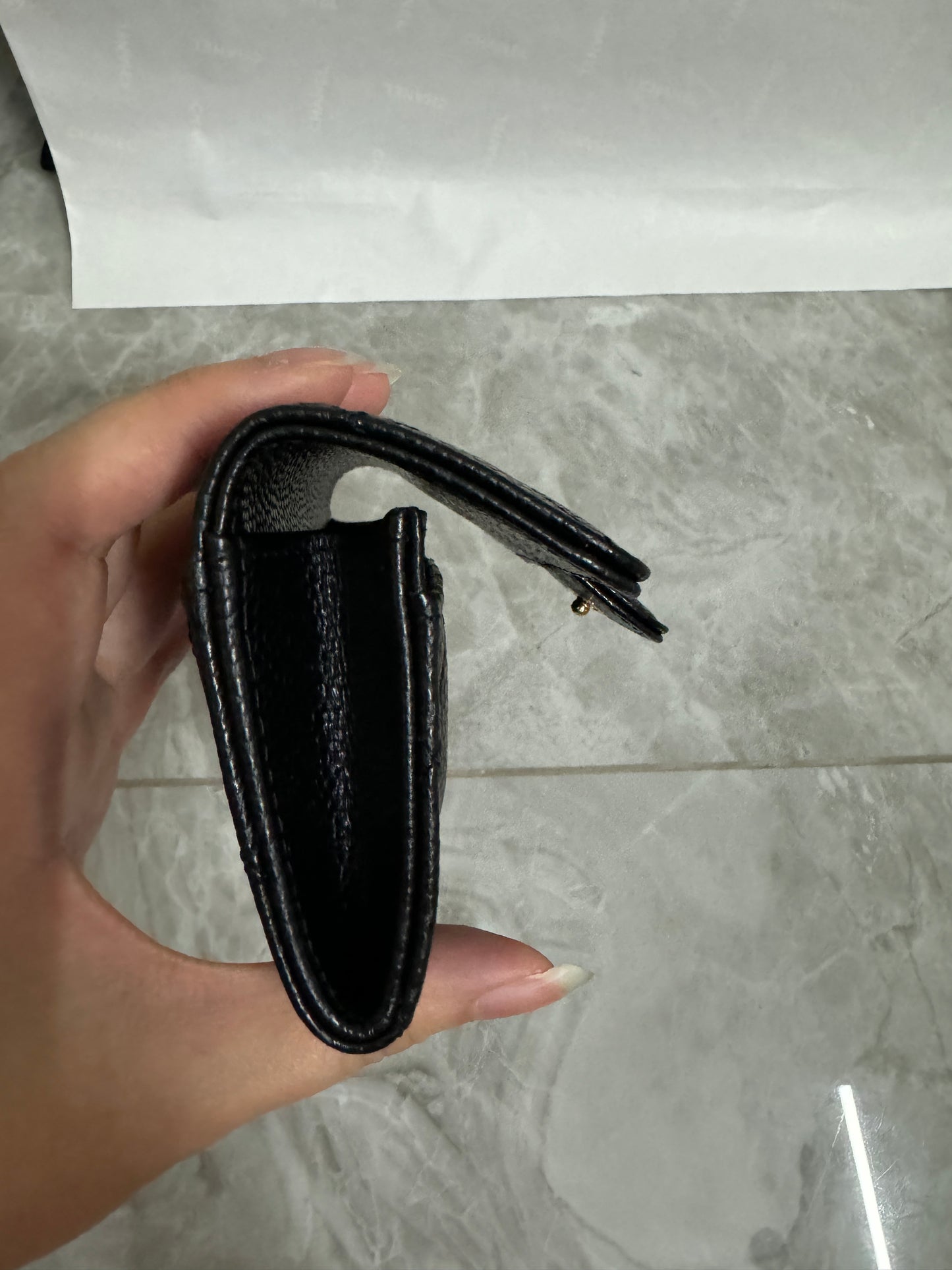 CHANEL 經典CF卡包 黑色牛皮