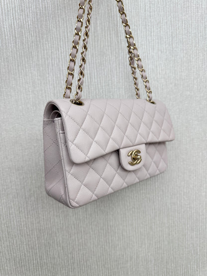 CHANEL CF23 Small 21S Liliac Caviar Calfskin GHW