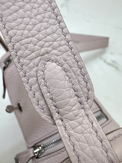 HERMES Mini Lindy 夢幻紫銀扣