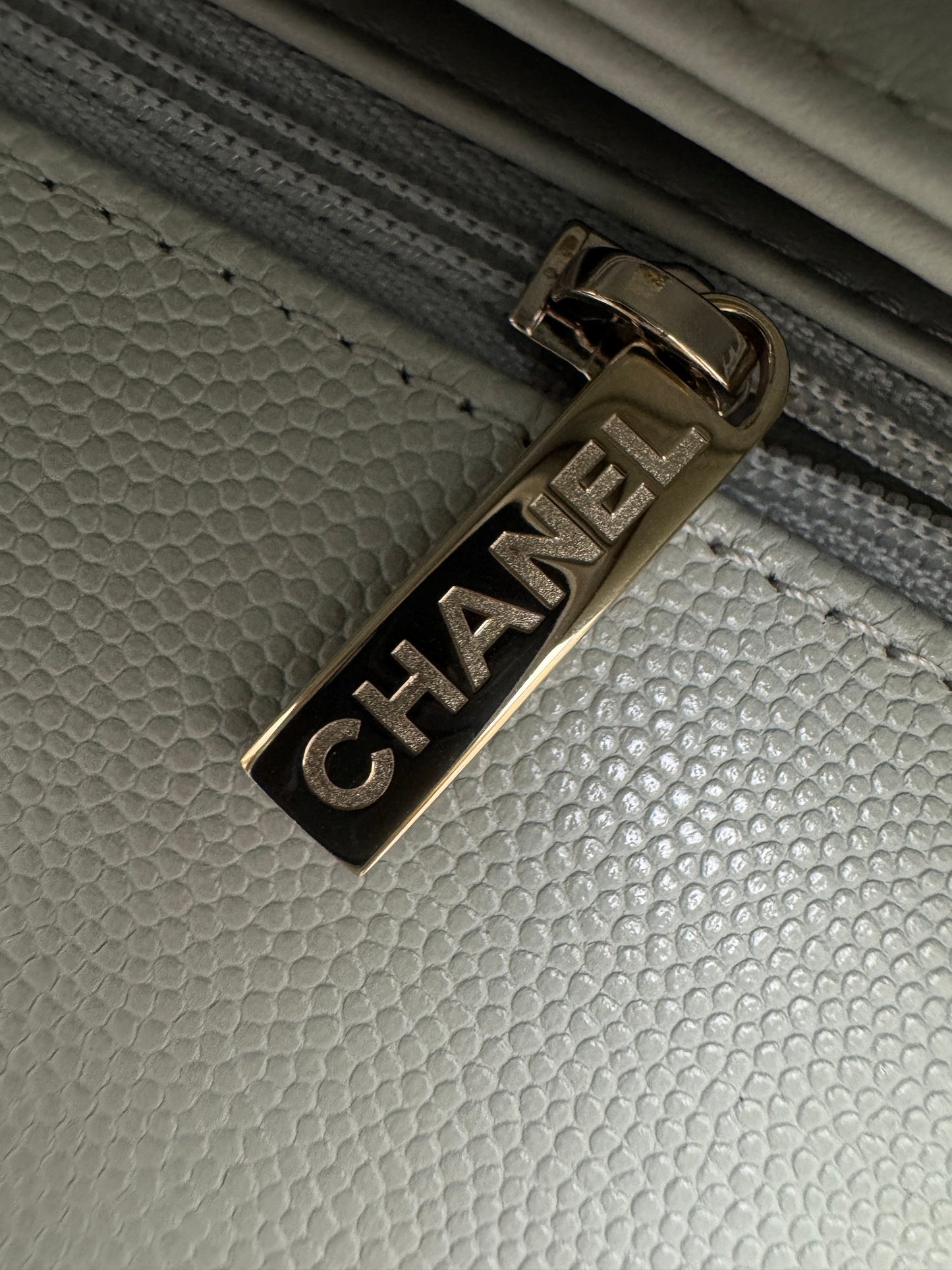 CHANEL Mini Cocohandle 霧霾藍/冰川藍 Cloud Blue
