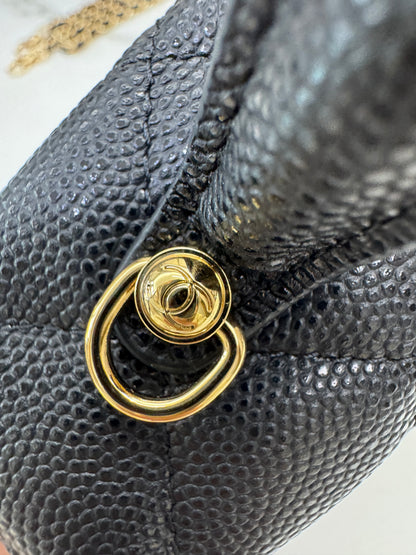 CHANEL 26C 菱格紋Logo LP盒子包