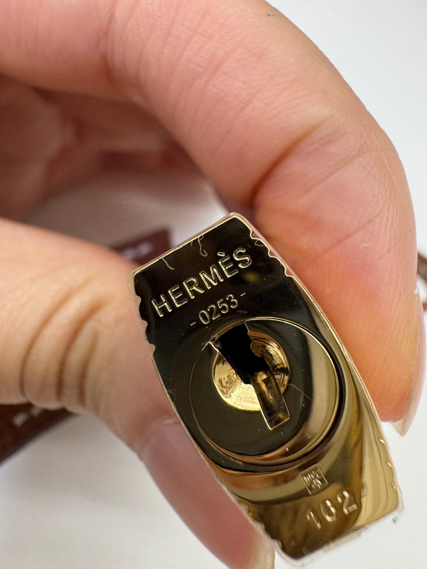 HERMES Birkin 25 金棕色金扣 Togo Gold GHW