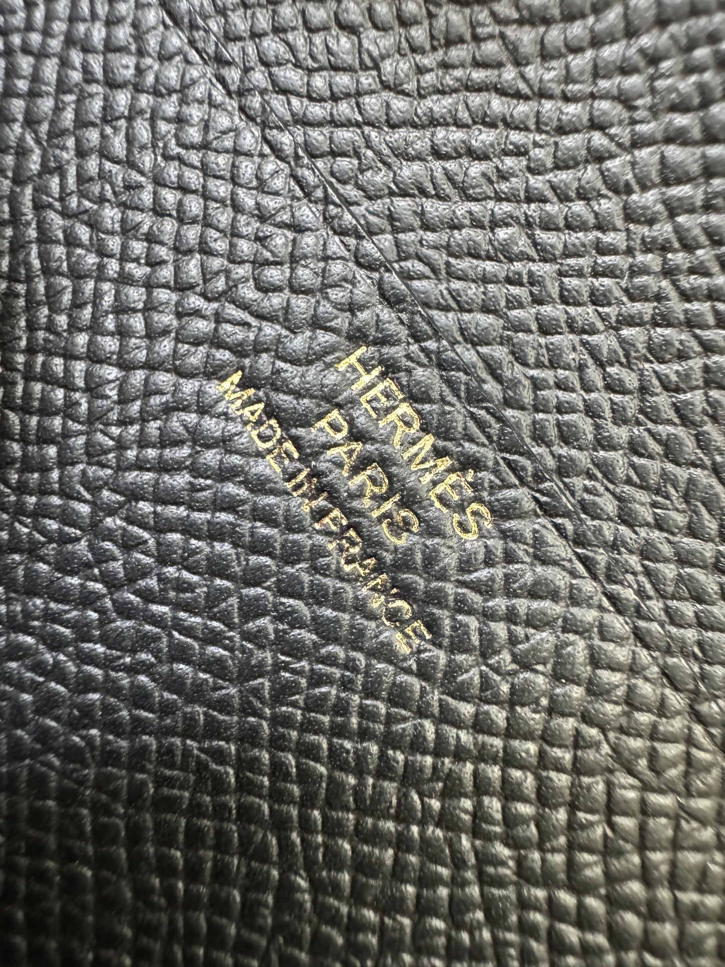 HERMES Bearn Wallet 長款 黑色金扣 Epsom