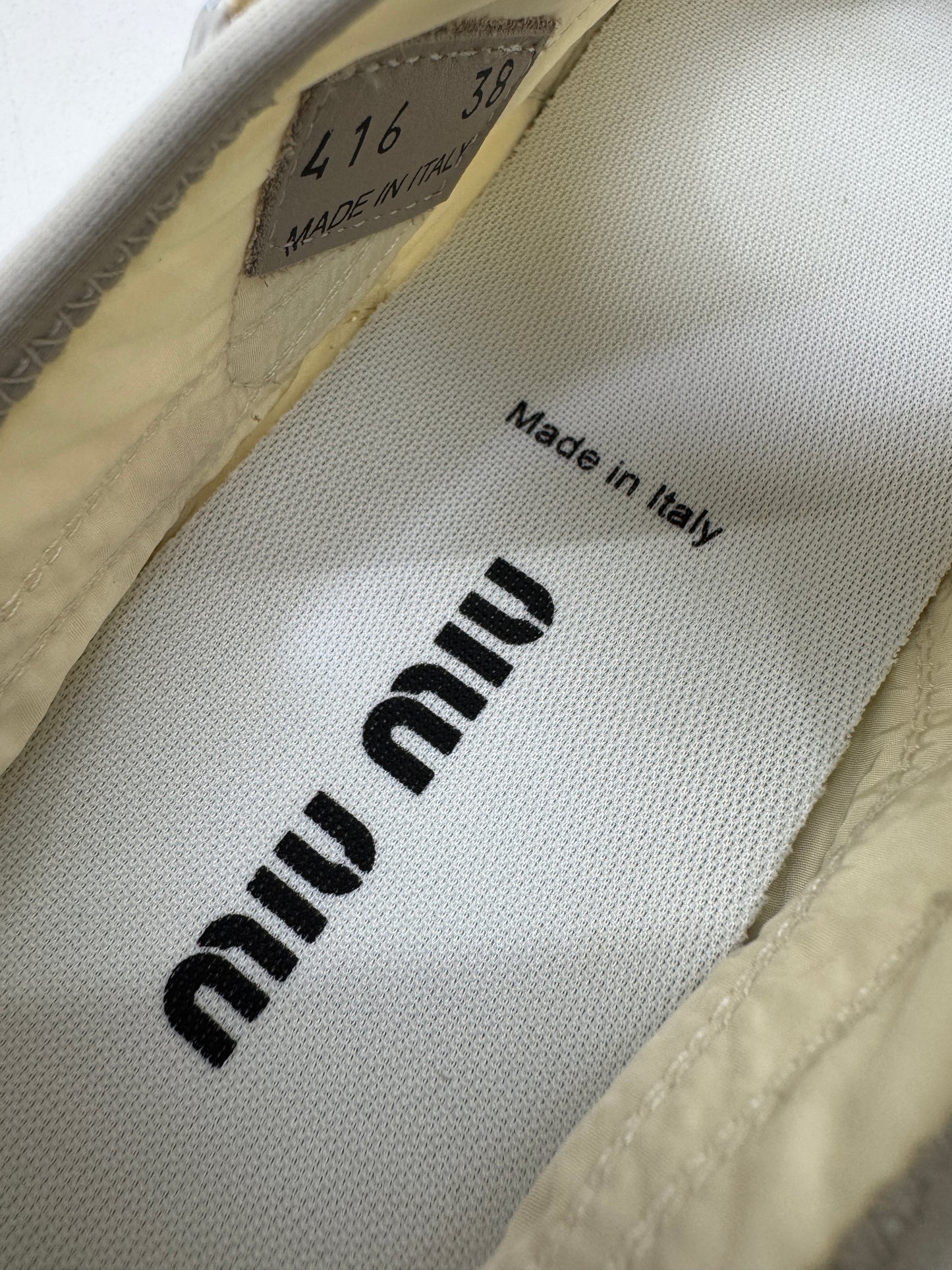 MIU MIU Tyre 魔術貼瑪麗珍運動鞋￼