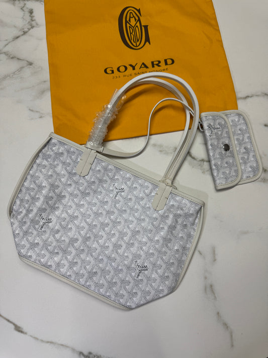 GOYARD Mini Anjour Tote 白色