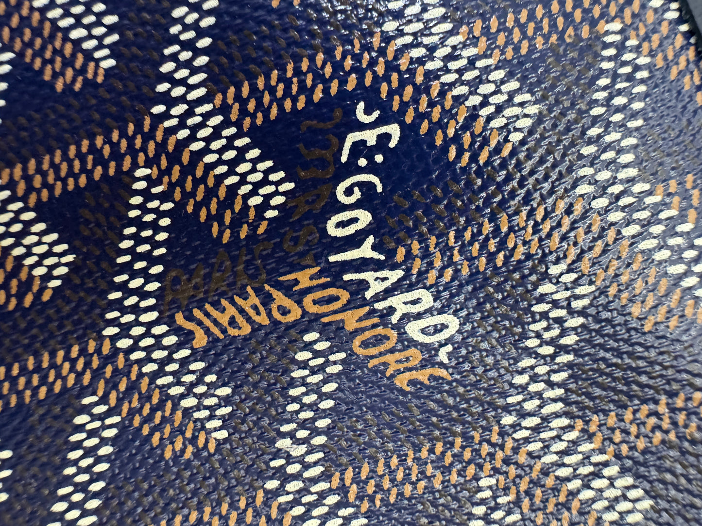 GOYARD Mini Anjour Tote 海軍藍【另配包夾】