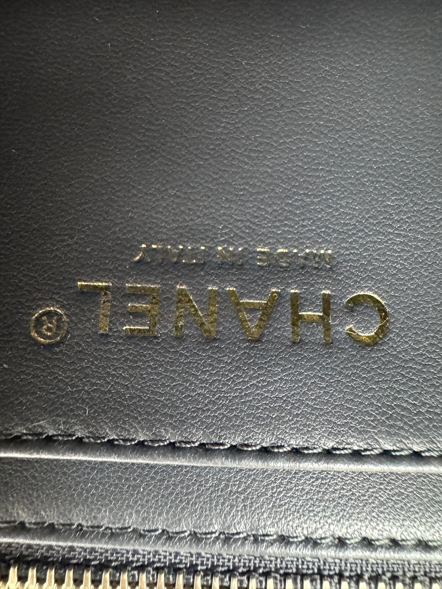 CHANEL 金球 Mini CF20 石墨灰 深灰羊皮