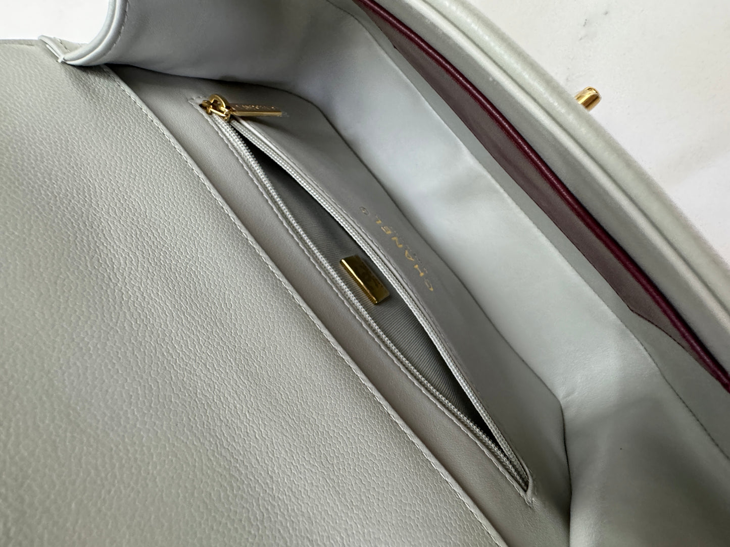 CHANEL Preppy Coco 灰綠色 Small