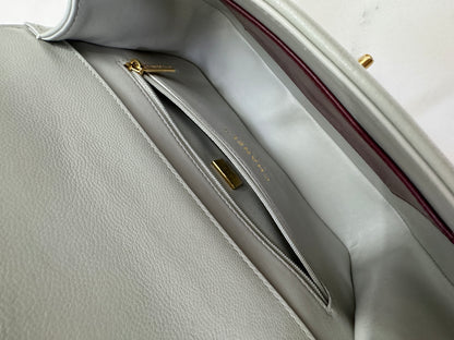CHANEL Preppy Coco 灰綠色 Small