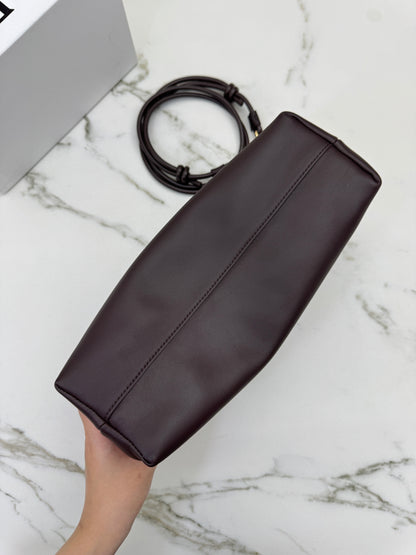 LOEWE Flamenco Purse Medium Dark Chestnut