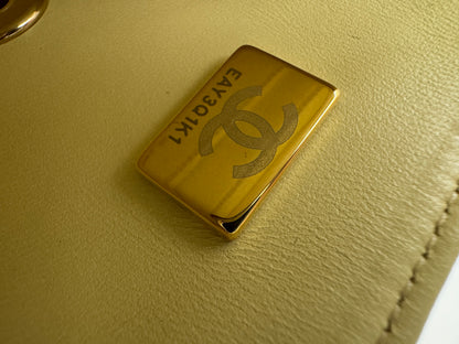 CHANEL Mini CF20 25S小雞黃 Lambskin