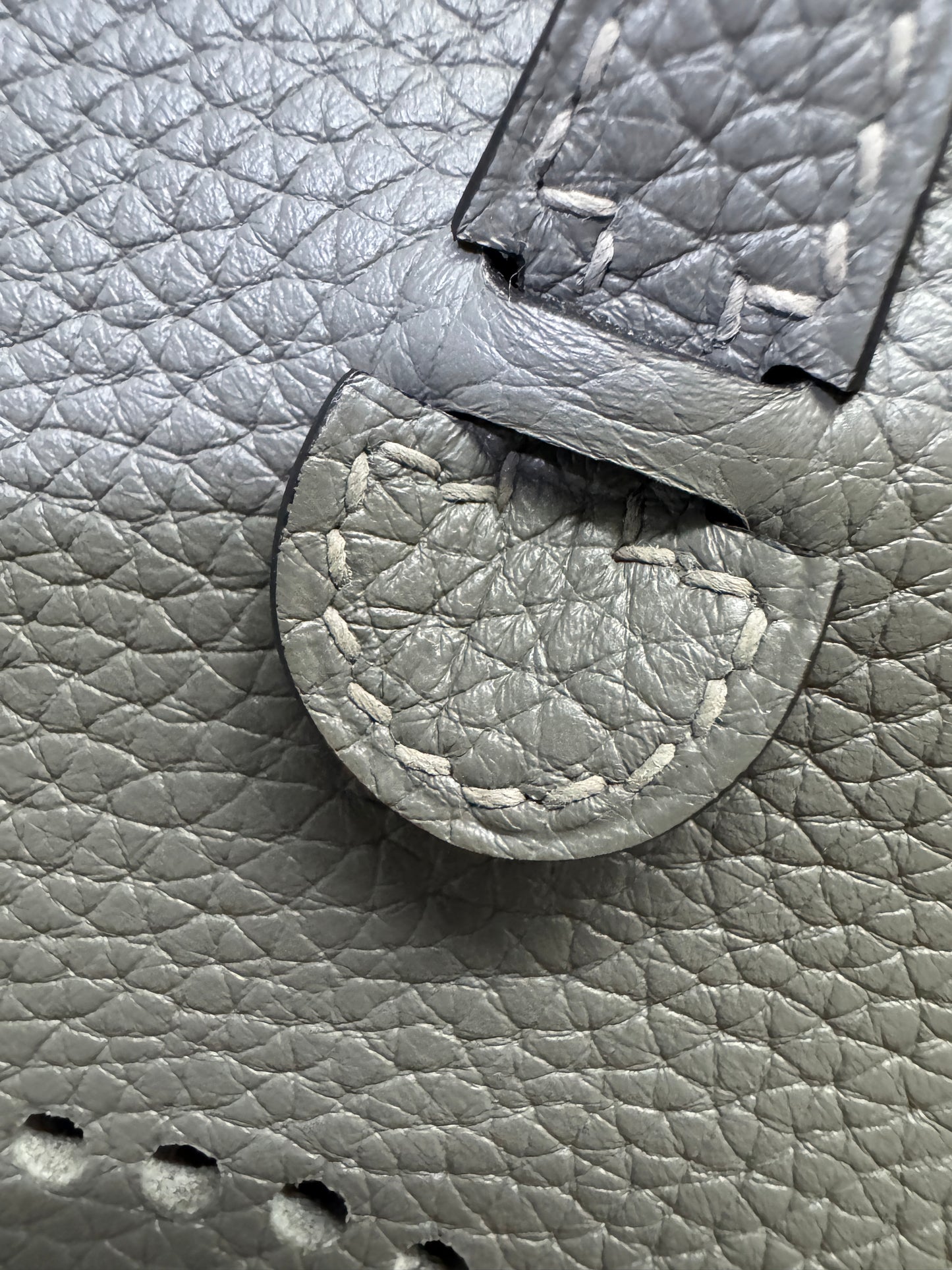 HERMES Mini Evelyn 積雨雲灰 0L Gris Meyer TC 銀扣PHW