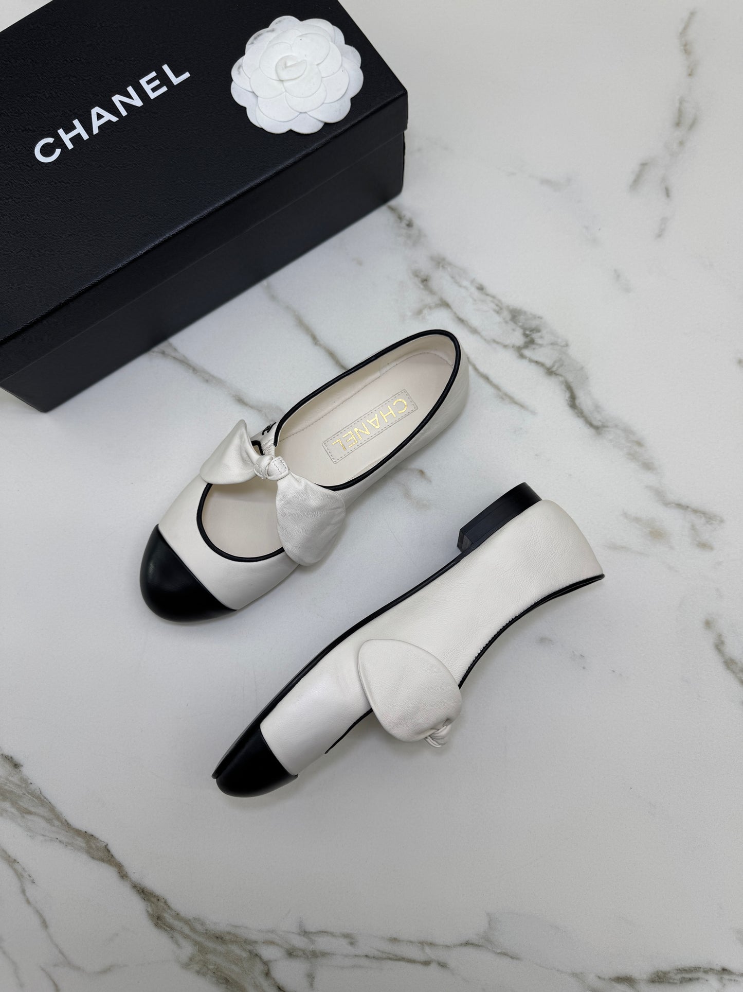 CHANEL 25C 蝴蝶結瑪麗珍