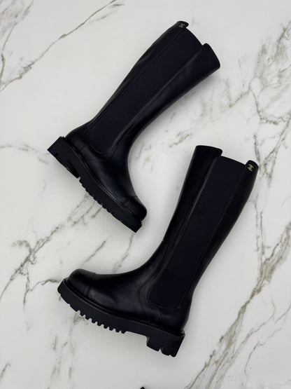 CHANEL 24B 切爾西長靴