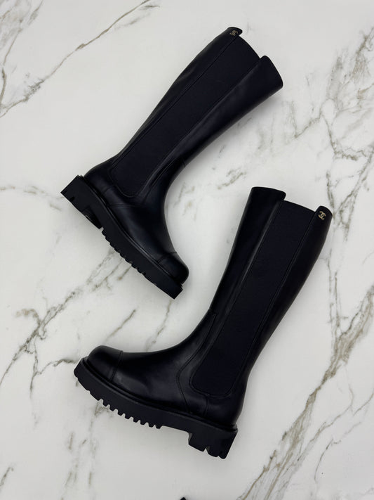 CHANEL 24B 切爾西長靴