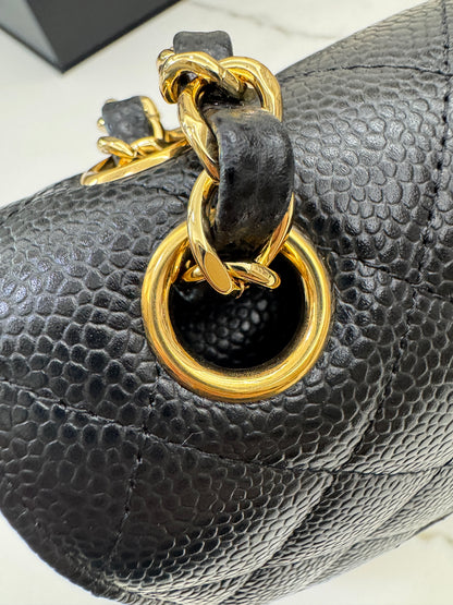 CHANEL CF23 黑金牛 CF Small