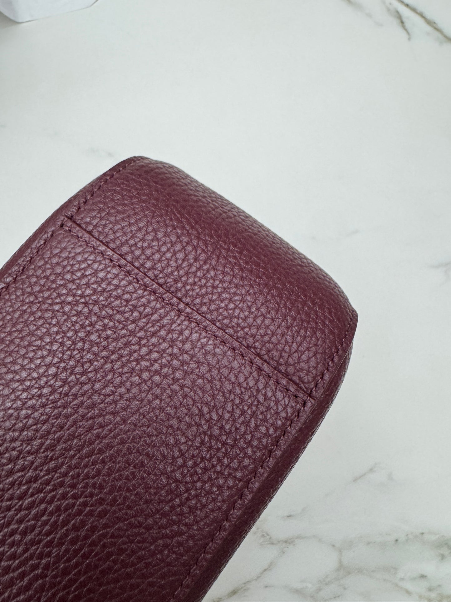 CHANEL 26S Maxi Flap Bag Small 酒紅色金扣 Burgundy GHW