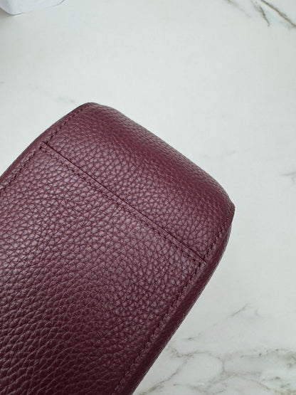 CHANEL 26S Maxi Flap Bag Small 酒紅色金扣 Burgundy GHW